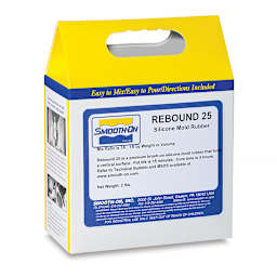 Smooth-On Rebound 25 Silicone Rubber - 2 Jars, shown in the box