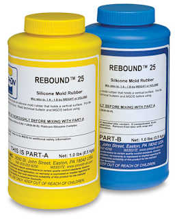 Smooth-On Rebound 25 Silicone Rubber - 2 Jars, 16 oz