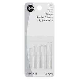 Dritz Sharps Hand Needles - Size 3/9, Pkg of 20