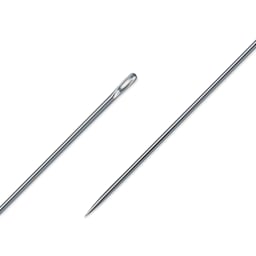 Dritz Sharps Hand Needles - Size 7, Pkg of 20 close-up of eye and needle