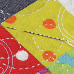 Dritz Sharps Hand Needles - Size 1/5, Pkg of 16 in progress stitching