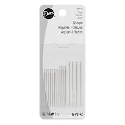 Dritz Sharps Hand Needles - Size 1/5, Pkg of 16 front of packaging