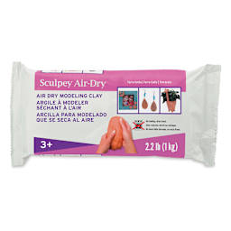Sculpey Air Dry Modeling Clay - Terra Cotta, 2.2 lb front of packaging