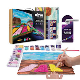 Okto Sensory Art DIY 3D Clay Painting Kit - Flower Beds