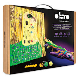 Okto Sensory Art DIY 3D Clay Painting Kit - The Kiss - front of packaging