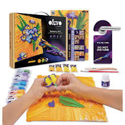 Okto Sensory Art DIY 3D Clay Painting Kit - Irises