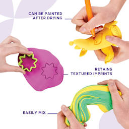 Okto Sensory Art Clay Color By Number Kit - clay features