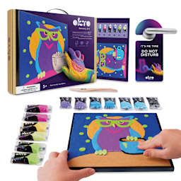 Okto Sensory Art Clay Color By Number Kit - Owl