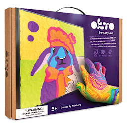 Okto Sensory Art Clay Color By Number Kit - Bunny - front of packaging