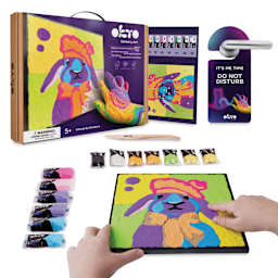 Okto Sensory Art Clay Color By Number Kit - Bunny