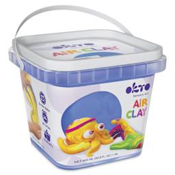 OKTO Sensory Art Air Clay Bucket - Blue - front of packaging