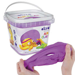 OKTO Sensory Art Air Clay Bucket - Purple