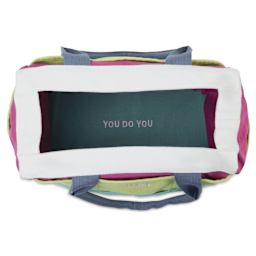 Soolla Studio Art Supply & Pottery Tool Bag - Retro, Blick Exclusive - top view of interior