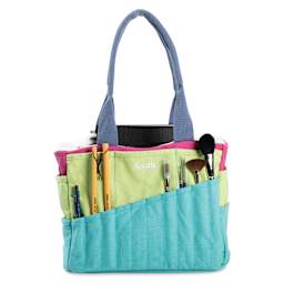 Soolla Studio Art Supply & Pottery Tool Bag - Retro, Blick Exclusive - holding tools and supplies