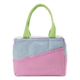 Soolla Studio Art Supply & Pottery Tool Bag - 80's Windbreaker - front