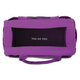 Soolla Studio Art Supply & Pottery Tool Bag - You're So Jelly, Blick Exclusive - top view of interior