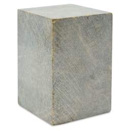 Gian Carlo Stoneworks Yellow Mix Indian Soapstone Block - 4 lb, 4-1/2" x 3" x 3", vertical