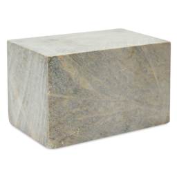 Gian Carlo Stoneworks Yellow Mix Indian Soapstone Block - 10 lb, 6-1/2" x 4" x 4", horizontal