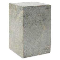 Gian Carlo Stoneworks Yellow Mix Indian Soapstone Block - 10 lb, 6-1/2" x 4" x 4", vertical