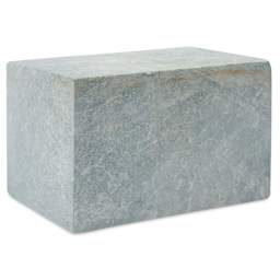 Gian Carlo Stoneworks Green Indian Soapstone Block - 10 lb, 6-1/2" x 4" x 4", horizontal