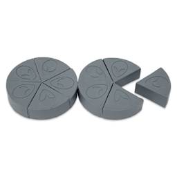 Chavant Alien Clay - Soft out of packaging showing wedge structure (only one saucer included)