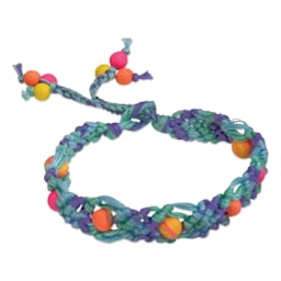 Sculpey Bake Shop Oven-Bake Clay Variety Pack - Set of 12 bracelet made with finished clay bead examples