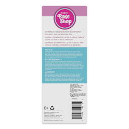 Sculpey Bake Shop Bendy Clay - Set of 6, 1 oz, Assorted back of packaging