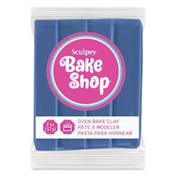 Sculpey Bake Shop Oven-Bake Clay - Turquoise, 2 oz front of packaging