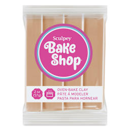 Sculpey Bake Shop Oven-Bake Clay - Tan, 2 oz - front of packaging
