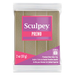 Sculpey Premo - 2 oz, Yellow Gold, Glitter