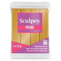 Sculpey Premo - 2 oz, Metallic 18K Gold