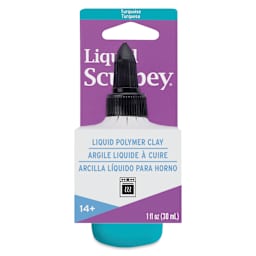 Liquid Sculpey - Turquoise, 1 oz, in package