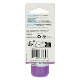 Liquid Sculpey - Purple, 1 oz - back of packaging