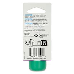 Liquid Sculpey - Green, 1 oz - back of packaging