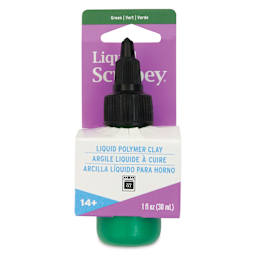Liquid Sculpey - Green, 1 oz - front of packaging