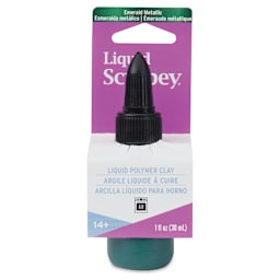 Liquid Sculpey - Emerald Metallic, 1 oz (In package)