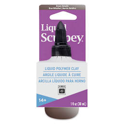 Liquid Sculpey - Brown Metallic, 1 oz, in package