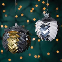 ShurTech Color Duck Tape - 1.88" x 10 yds, Chrome finished ornament examples