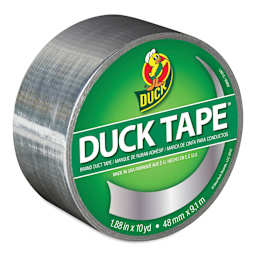 ShurTech Color Duck Tape - 1.88" x 10 yds, Chrome top of roll