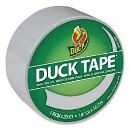 ShurTech Color Duck Tape - 1.88" x 20 yds, Dove Grey top of roll