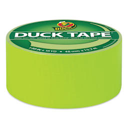 ShurTech Color Duck Tape - 1.88" x 20 yds, Fluorescent Citrus side of roll
