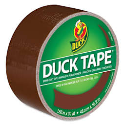 ShurTech Color Duck Tape - 1.88" x 20 yds, Brown top of roll