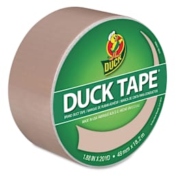 ShurTech Color Duck Tape - 1.88" x 20 yds, Beige top of roll