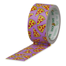 Duck Tape Prints - Pizza, 1.88" x 10 yds being applied