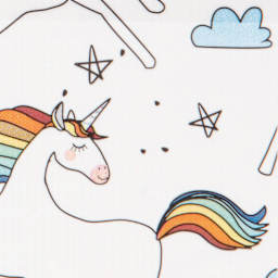 Duck Tape Prints - Whimsical Unicorns, 1.88" x 10 yds close-up