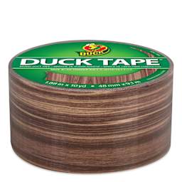 Duck Tape Prints - Wood Grain, 1.88" x 10 yds side of roll