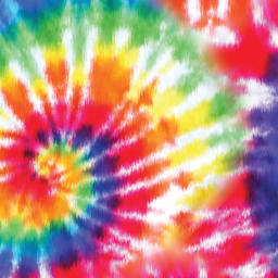 Duck Tape Prints - Love Tie-Dye, 1.88" x 10 yds close-up