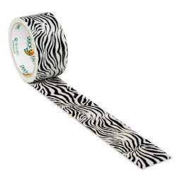 Duck Tape Prints - Zig-Zag Zebra, 1.88" x 10 yds