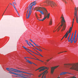 Duck Tape Prints - Red Roses close up