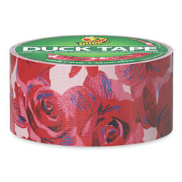 Duck Tape Prints - Red Roses, 1.88" x 10 yds on side